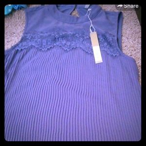 Lauren Conrad Pleated Tank